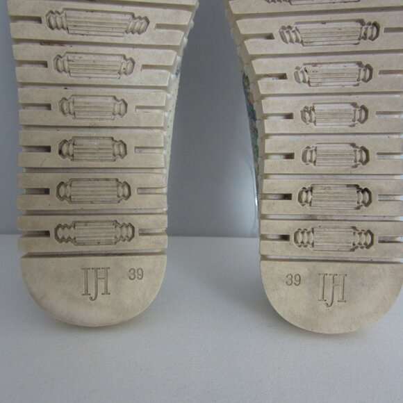 Ilse Jacobsen Womens 8.5 - 9 Shoes Sage Green Floral Tulip 139 Slip On Floral 39 - Picture 15 of 15